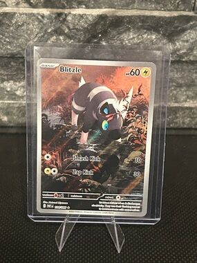 Pokemon Blitzle 114/086 Illustration Rare Holo from White Flare Set M/NM